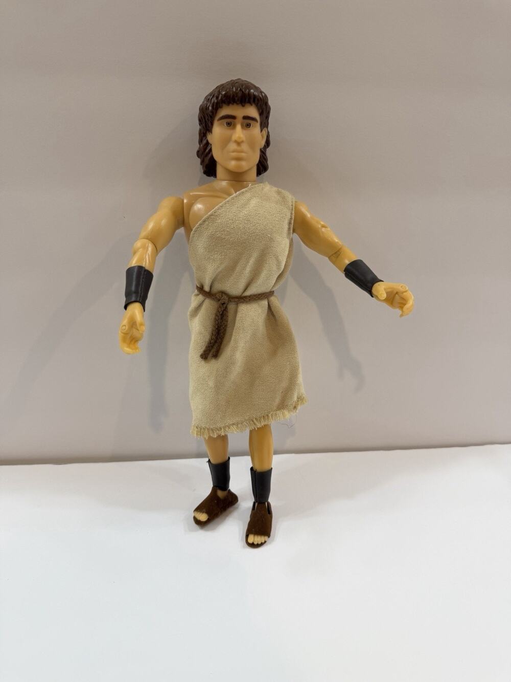 Talking Bible Action Figure 12” King David Goliath 2005 BHTB One2Believe- Works